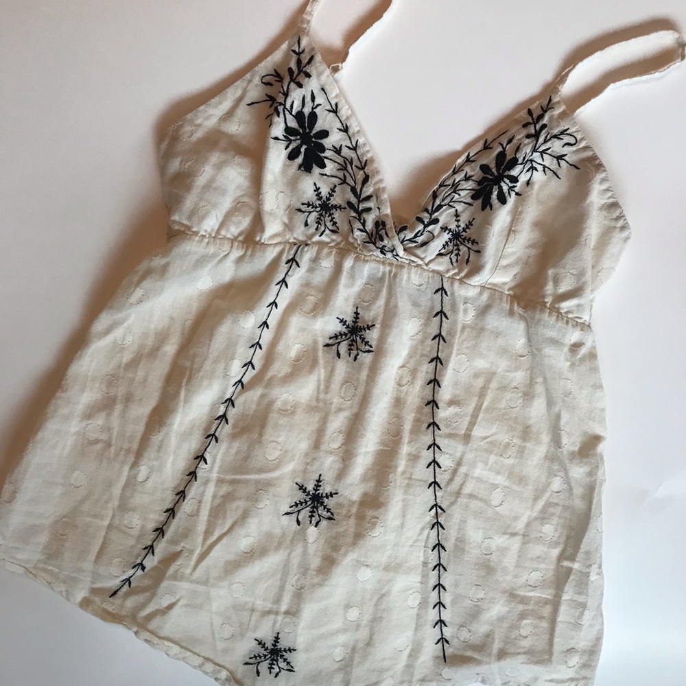Beautiful embroidered cami top